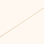 14K gold minimalist chain bracelet – real gold thin dainty bracelet for women