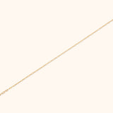 14K gold minimalist chain bracelet – real gold thin dainty bracelet for women