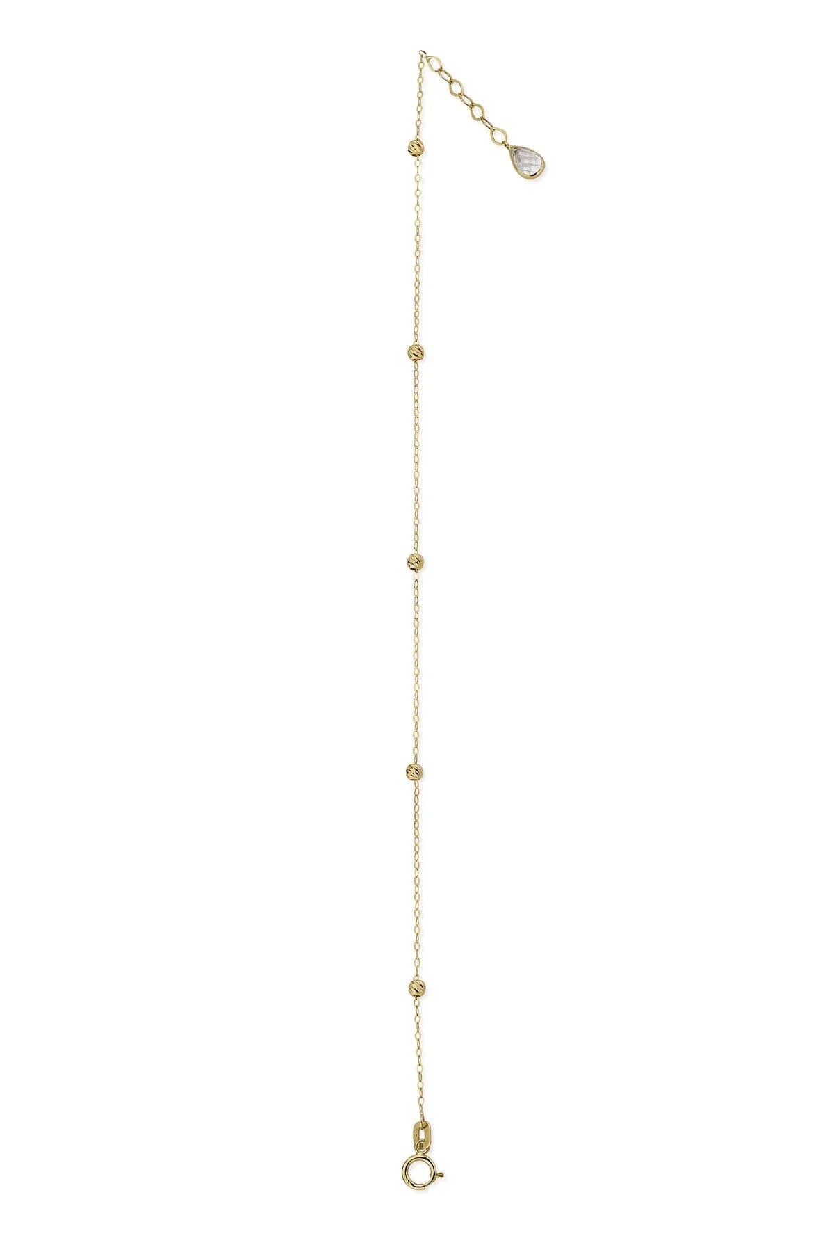14K Gold Minimal Dorika Bead Bracelet – Elegant Everyday Jewelry - 10
