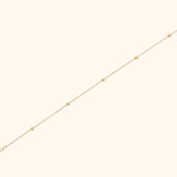 14K Gold Minimal Dorika Bead Bracelet – Elegant Everyday Jewelry - 9