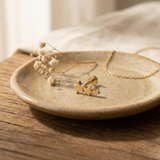 14K Solid Gold Triple Star Tragus Earring – Celestial Cartilage Stud Jewelry