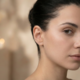 14K Solid Gold Triple Star Tragus Earring – Celestial Cartilage Stud Jewelry