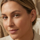 14K Solid Gold Seahorse Tragus Earring – Unique Cartilage Piercing Stud