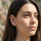 14K Solid Gold Horseshoe Tragus Earring – Good Luck Cartilage Stud