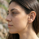 14K Solid Gold Horseshoe Tragus Earring – Good Luck Cartilage Stud