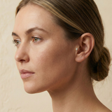 14K Gold Oval Stud Tragus Piercing