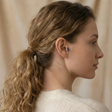 14K Solid Gold Marquise Blue Stone Tragus Earring – Curved Cartilage Stud