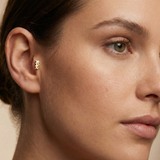 14k Solid Gold Aquarius Zodiac Tragus - Stud Astrology Earring