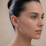 14K Gold Multi-Stone Tragus Stud – Dainty Constellation Piercing