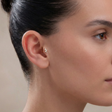 14K Gold Multi-Stone Tragus Stud – Dainty Constellation Piercing