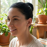 14K Gold Tragus Cartilage Stud –  Pear Baguette & Round