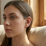 14K Gold Marquise Cluster Tragus Stud – Flat Back Piercing