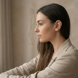 14K Solid Gold Crescent Moon Tragus Earring – Celestial Cartilage Piercing Jewelry