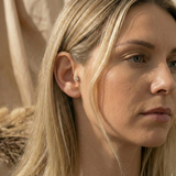 14K Solid Gold Cluster Solitaire Tragus Earring – Sparkle Cartilage Piercing Stud linda manken resim yok