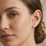 14K Gold Infinity Tragus Stud – Flat Back Symbolic Piercing