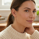 14K Gold Infinity Tragus Stud – Flat Back Symbolic Piercing