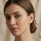 14K Gold Infinity Tragus Stud – Flat Back Symbolic Piercing