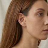 14K Solid Gold Geometric Quatrefoil Tragus Earring – Cartilage Stud