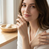 14K Gold Paperclip Chain Ring – Adjustable Stackable Ring (SKU GRAM) UPDATE MODEL YOK