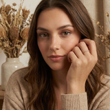 14K Gold Thin Pavé Eternity Band – Dainty Stackable Ring