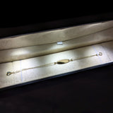 14K Gold Baby ID Bracelet for Boys – Blue Gemstone Accent & Custom Nameplate Fiyat yok GRAM YOK UPDATE