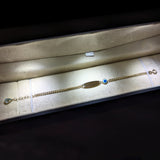 Braccialetto ID per Bambino con Occhio Maligno in Oro 14K – Gioielli Personalizzabili per la Protezione del Neonato AGGIORNAMENTO GRAM YOK