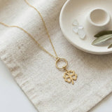 Collier trèfle à quatre feuilles en or 14 carats – Bijoux porte-bonheur - DD By3