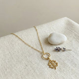 Collier trèfle à quatre feuilles en or 14 carats – Bijoux porte-bonheur - DD By3