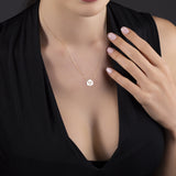 14K Gold Panda Face Necklace – Cute Animal Jewelry Gift for Her