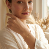 14K Solid Gold Twisted Chain Bracelet – Dainty Real Gold Jewelry