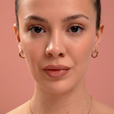 14K Gold Paperclip Chain Necklace – Modern Minimalist Statement Piece