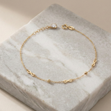 14K Gold Infinity Symbol Bracelet – Dainty Eternal Charm